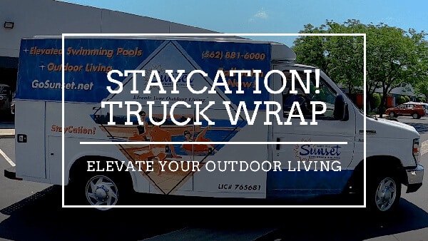 Sunset StayCation! Truck Wrap