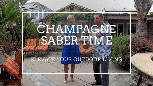 Champagne Saber Time - Celebrating 10 Weeks in Quarantine